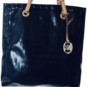 Michael Kors Authentic Metallic Patent Leather Tot